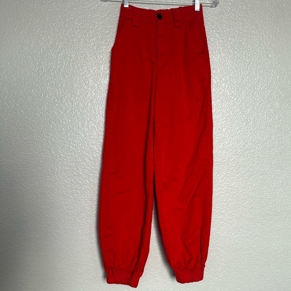 BDG Urban Outfitters Red Jordan Jogger Pants - Picture 2 of 6